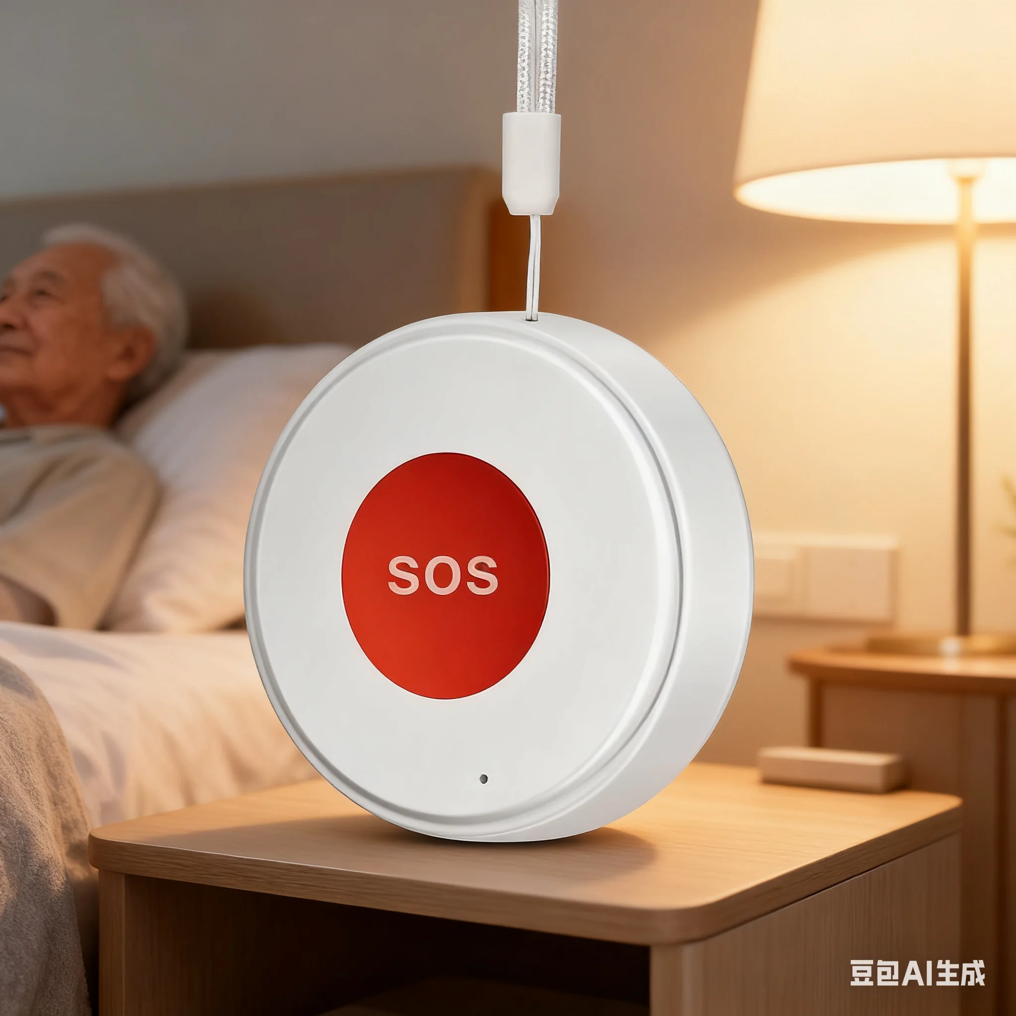 

Wifi Sos Button ABS Intelligent Sos Alarm Button Switch With Built-in Rechargeable Battery ForDoodle Smart Security Home Parts