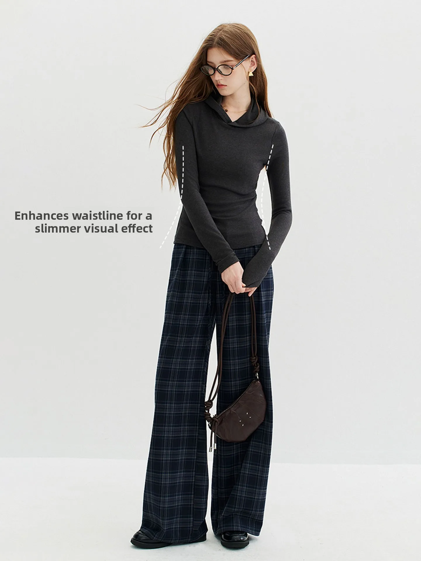 Soft Skin-Friendly Long Sleeve Hoodie T-Shirt Women's Slim Fit Base Layer Top Autumn Commute Style Knitted Fabric Casual Wear