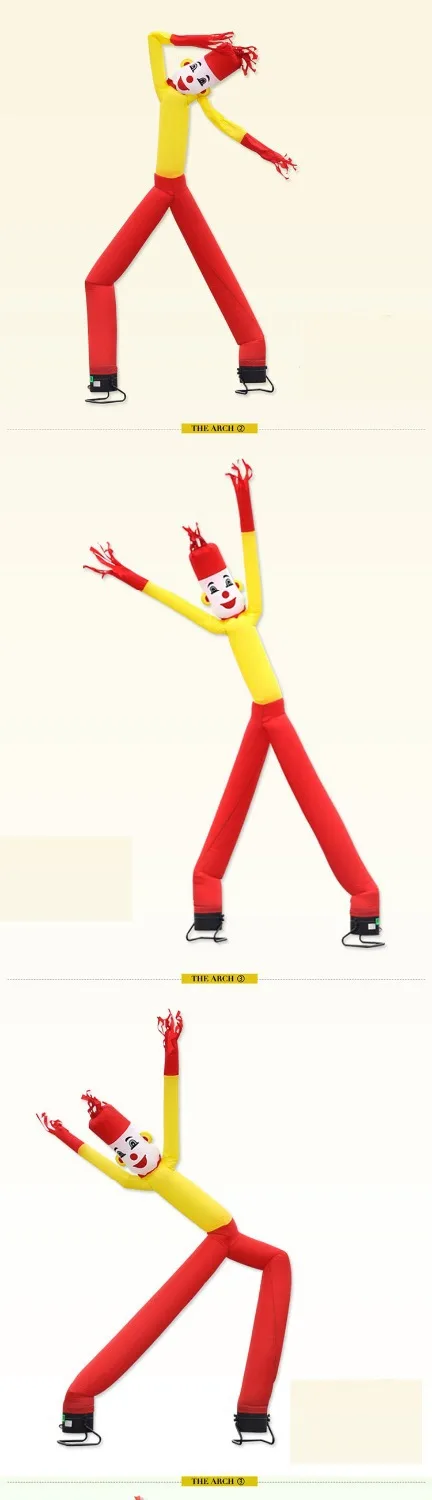 4m Custom Sky Dancer Advertising Inflatable Air Dancer Popular Inflatable Advertising Man
