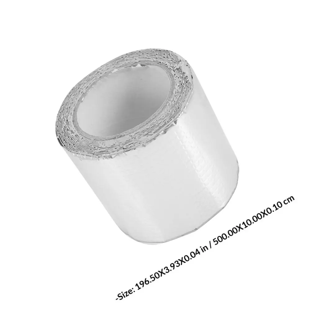 1 Roll Aluminum Foil Roof Tape Professional Grade Waterproof Sealing Tape for Steel Roofs Rv Roof Repair Weather Resistant Leak