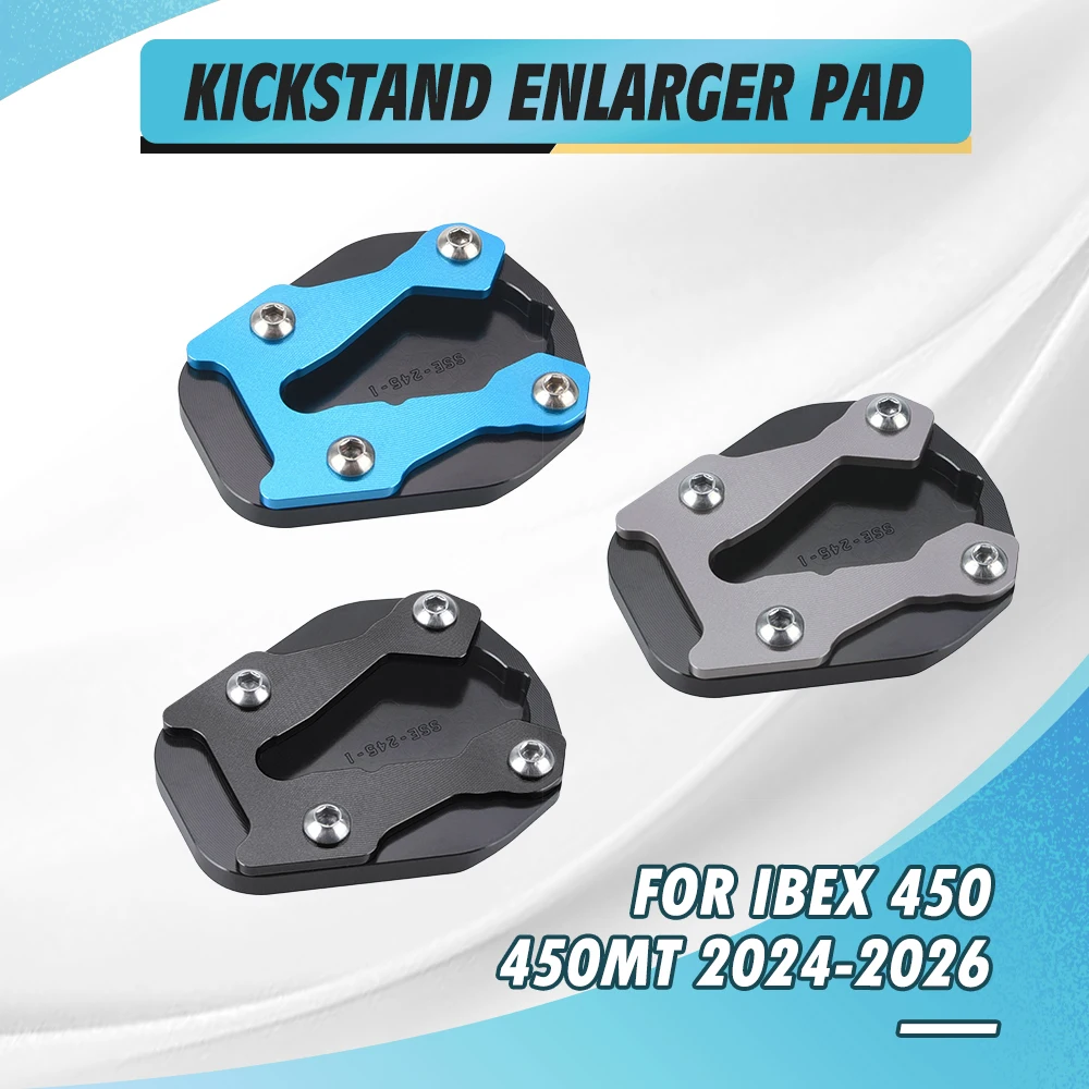 

For CFMOTO 450MT 2024-2025-2026 450 MT Motorcycle Kickstand Foot Side Stand Extension Pad Support Plate