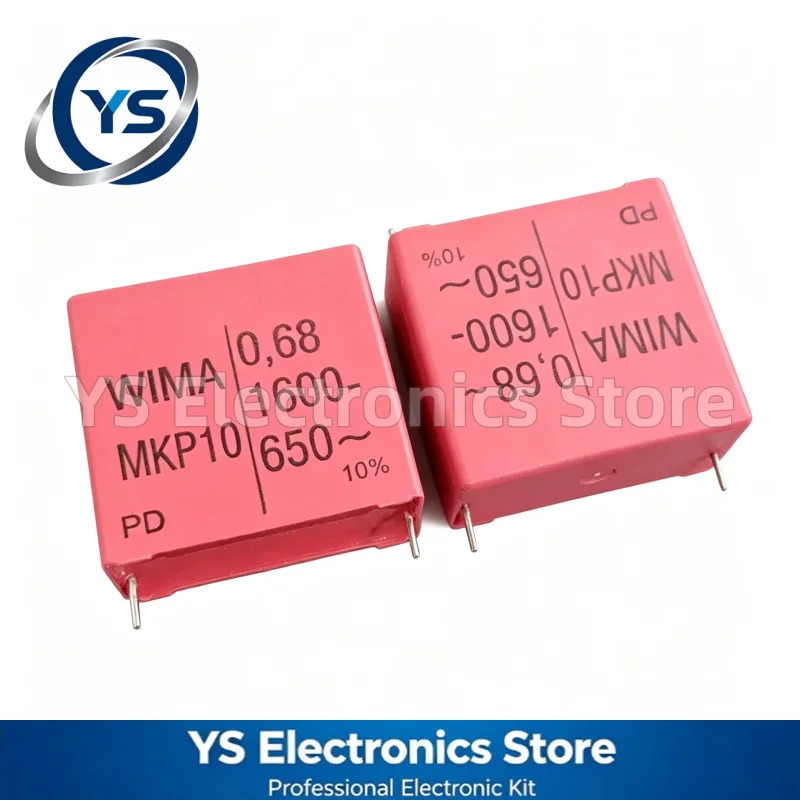 MKP10 1600V0.68UF WIMA RED  1600V684 680NF 37.5mm Film Capacitor Hi-Fi Audio Capacitors NEW and Original