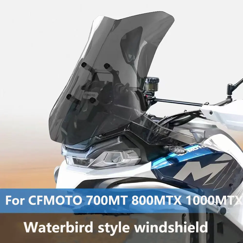 

For CFMOTO 700MT 800MT-X 1000MT-X Waterbird style Motorcycle windshield modified windshield Heighten Deflector Accessories