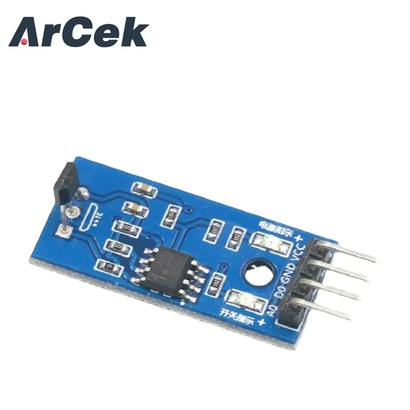 Hall Sensors Module 3144E 4pin Hall Switch Speed Magnetic Swiches Speed Counting Sensor Module For Arduino Smart Car
