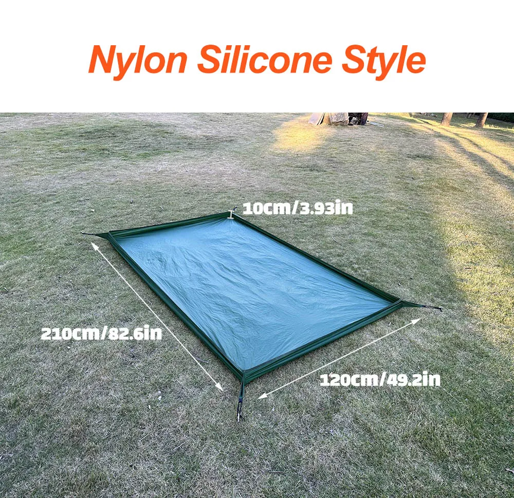 1/ 2 person Multifunctional Tent Footprint - Camping Tent Bathtub Floor for Tarp Bushcraft Shelter Camping Hiking Backpacking