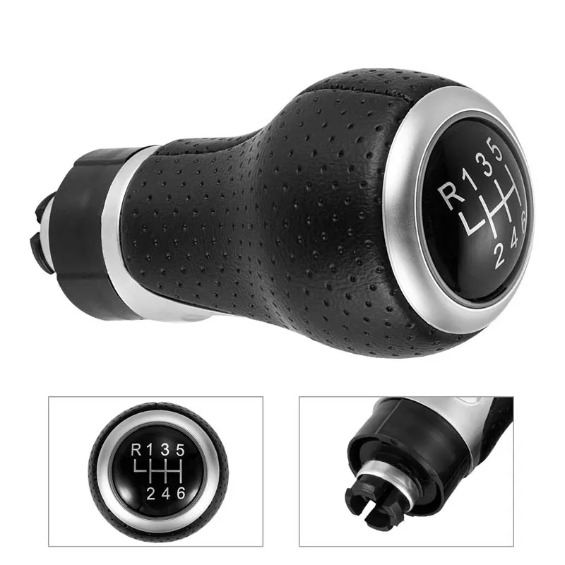 5/6 Speeds Car Gear Shift Knob HandBall for Audi A4 B6 B7 B8 A6 S4 8K A5 8T Q5 8R S Line Ibiza 6J Seat Leon Mk1 Passat Golf 12mm