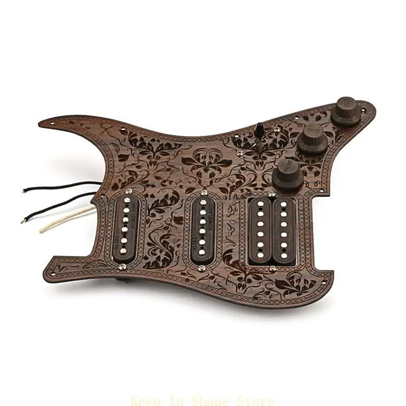 U1JC Guitar Prewired loaded Pickguard Electric Guitar SSH Humbuckers Pickguard