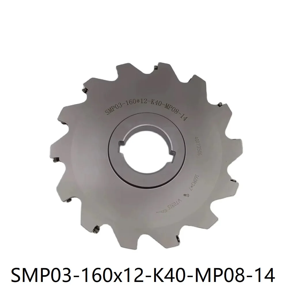 ZCC SMP03-160x12-K40-MP08-14 فتحة طحن قابلة للفهرسة SMP03 Kr: 90 °   1 قطعة #1