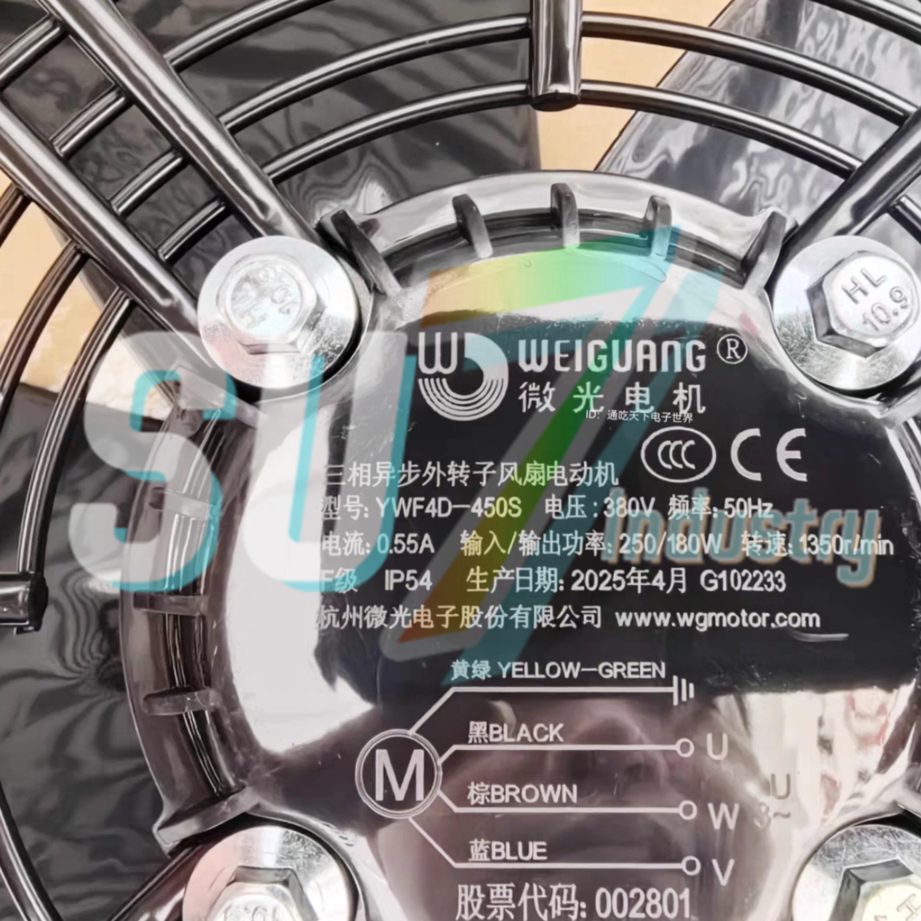 YWF4D-450B YWF4D-450S 외부 로터 팬 새로운 원본