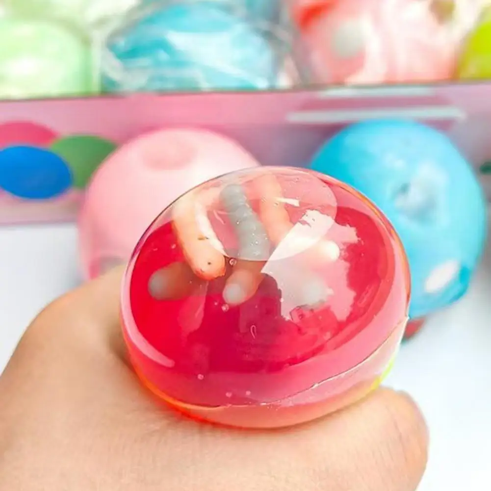 ผ่อนคลายความเครียด Ball Glow-in-the-dark Skull ความเครียดสําหรับความวิตกกังวลบรรเทานุ่ม Tpr บีบของเล่นสําหรับเด็กวัยรุ่นผู้ใหญ่