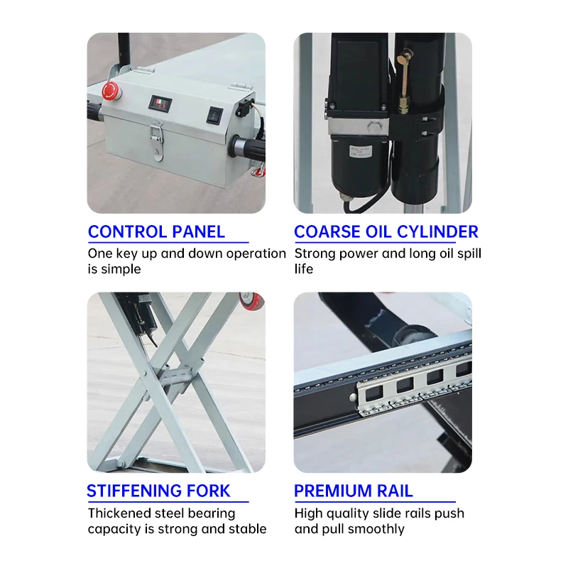 Portable Electric Self-Loading Foldable Hand Cart & Trolley 70kg Flatbed OEM Customization Platform Structure Shopping Tools
