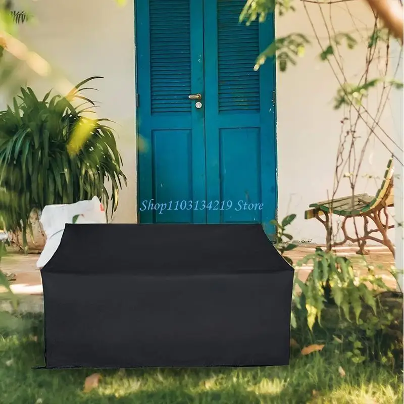 N5KC Anti-UV Heavy Duty Garden Furniture for Bench Cover Outdoor Patio Rattan Cover