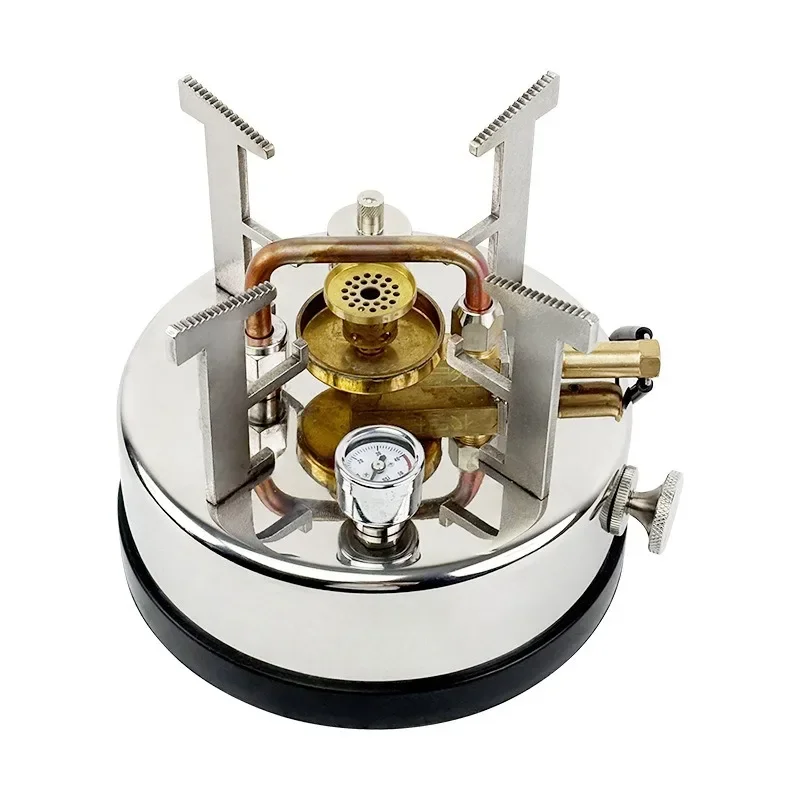 Integrated self-pressurized portable cassette stove for camping High-altitude outdoor stove for camping