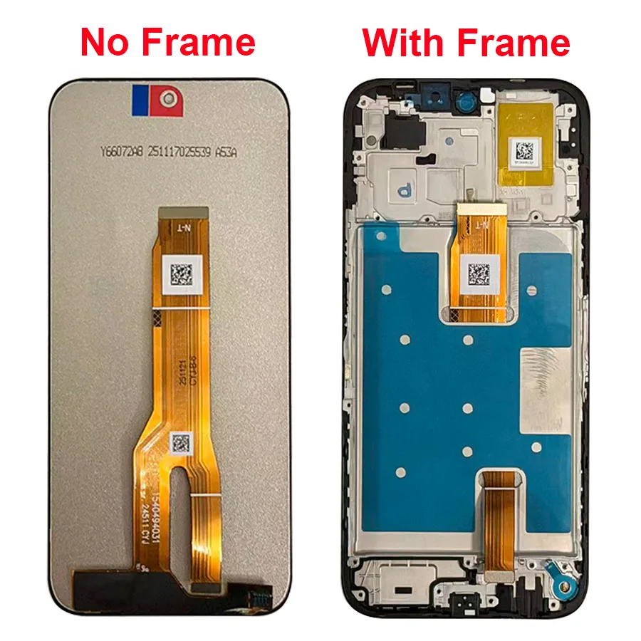 

6.61'' screen For Honor X6c LCD Display With Frame Touch Panel Digitizer Replacement Parts For Honor X6c NIC-LX1, LX2, LX3 LCD
