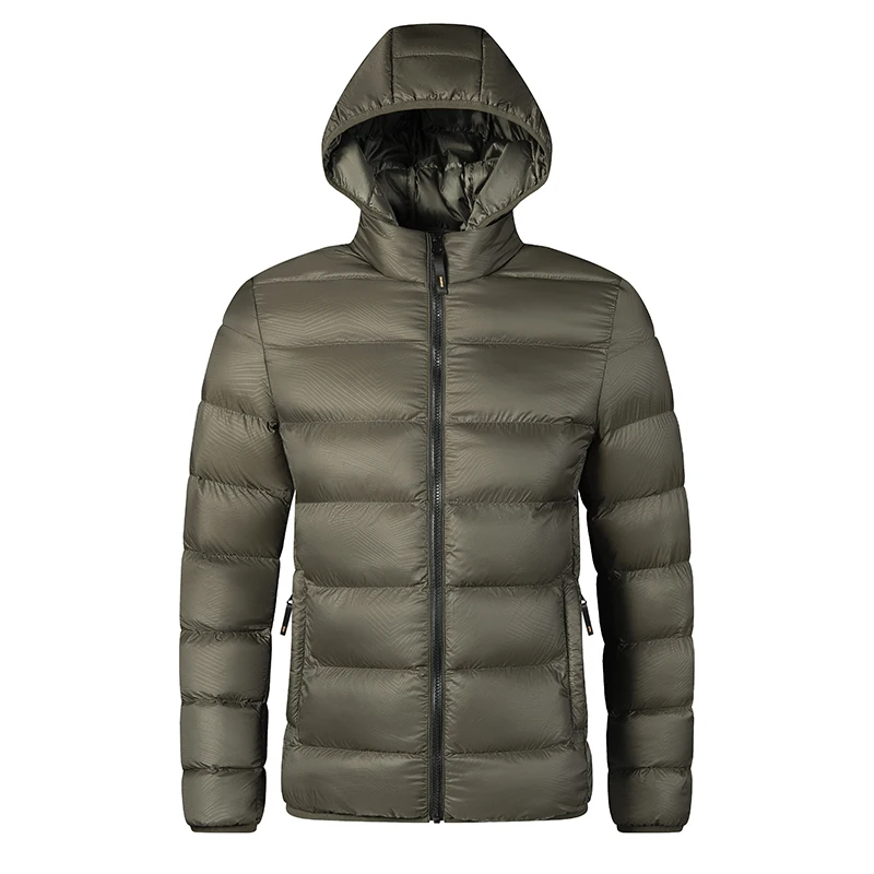 Parkas à capuche coupe-vent imperméables pour hommes avec poignées amovibles, manteau chaud, vêtements d'extérieur décontractés, vestes d'optique, chapeau d'automne et d'hiver, nouveau