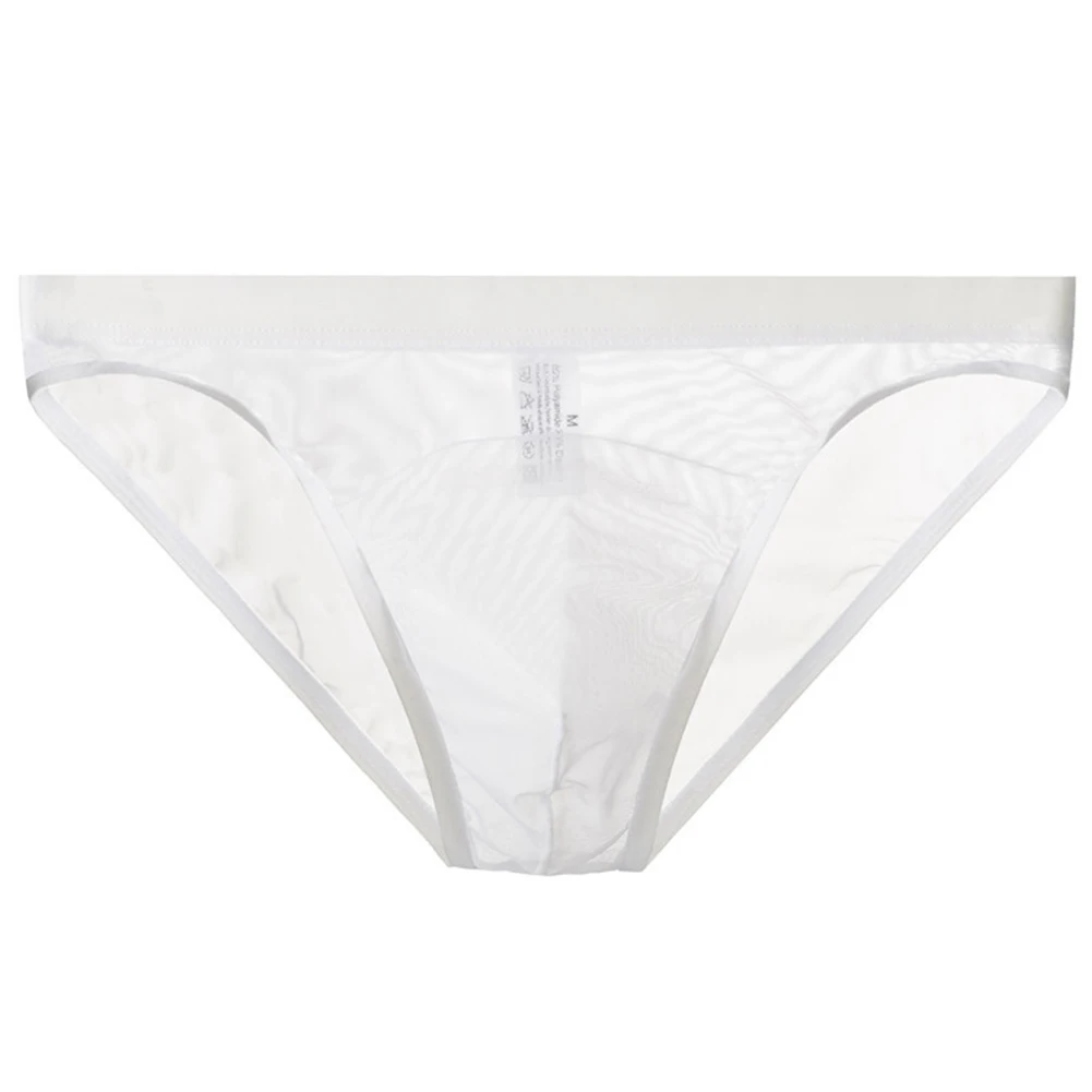 

Knickers Underpant Lingerie Pantys Brief Briefs Men's Breathable Thong Lingerie See Through Low Rise Briefs (M 2XL)