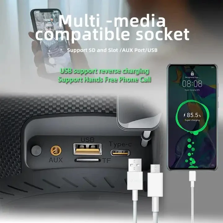 Altavoz T100 Plus Karaoke Altavoz de rango completo Altavoces activos de música profesional Fabricante completo de caja de sonido de estudio de audio