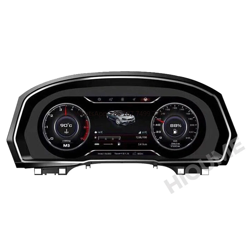

12.5" Digital Dashboard Panel Virtual Instrument Cluster CockPit LCD Speedometer for .. CC 2018-2020