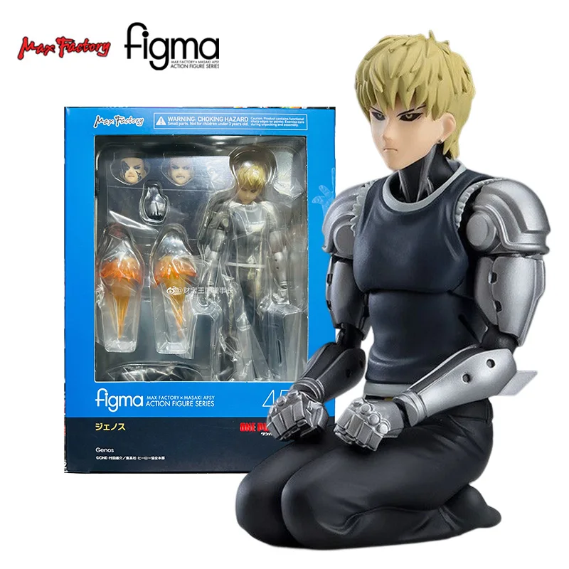 MAXFACTORY Original ONE PUNCH MAN Genos PVC Action Figure Anime Figure Model Toys Figure Collection Gift for Children