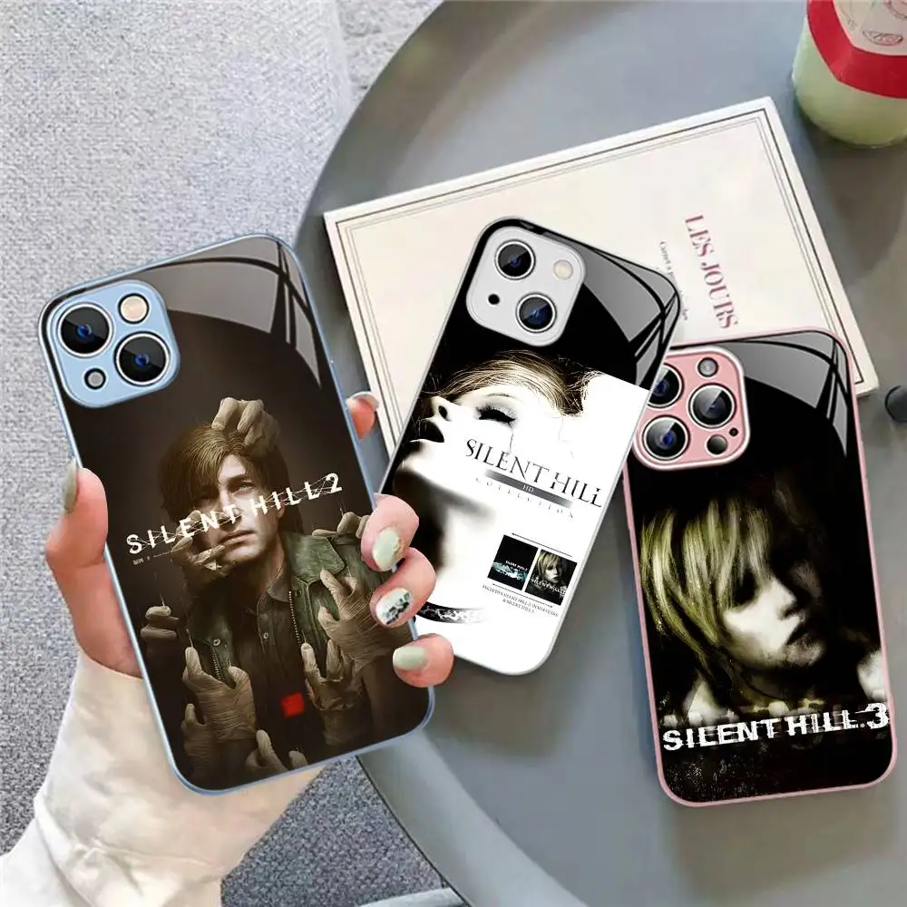 

Horror Games S-Silent H-Hill Tempered Glass For Iphone 14 13 12 11 Pro Mini XS MAX 14Plus X XS XR Cover