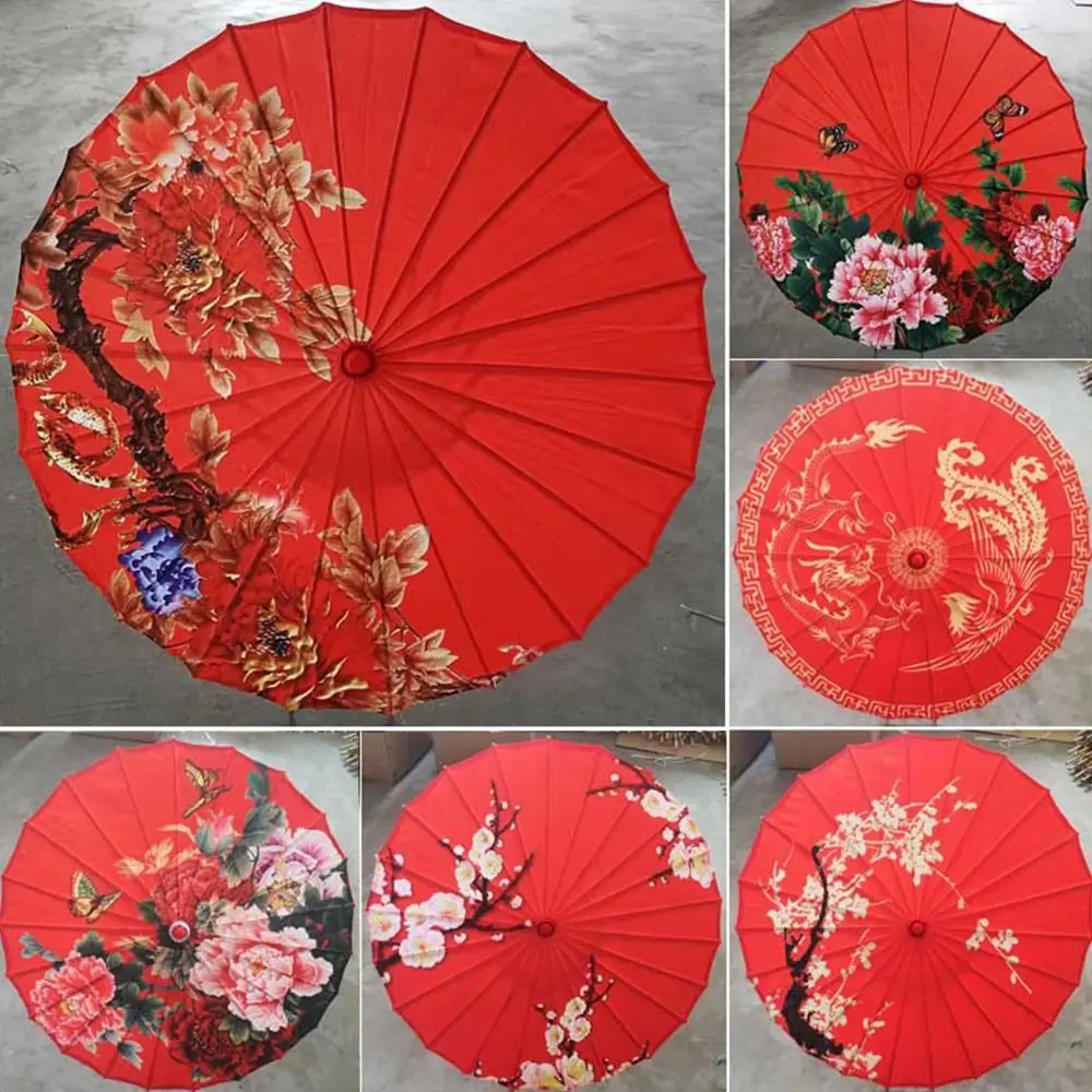 中国アンティーク風油紙傘 10色 衣装撮影用傘 ダンスパフォーマンス用傘