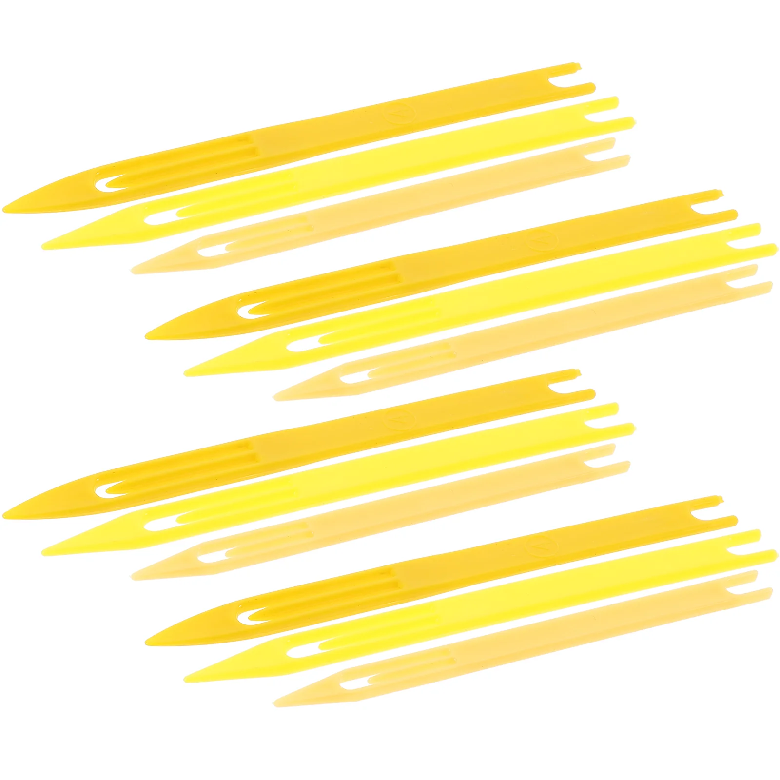 40 Pcs Fishnet Repair Tool Plastic Shuttle Fishing Mending Netting Needle Kit Fishnets Accessories Cast Weaving Loom