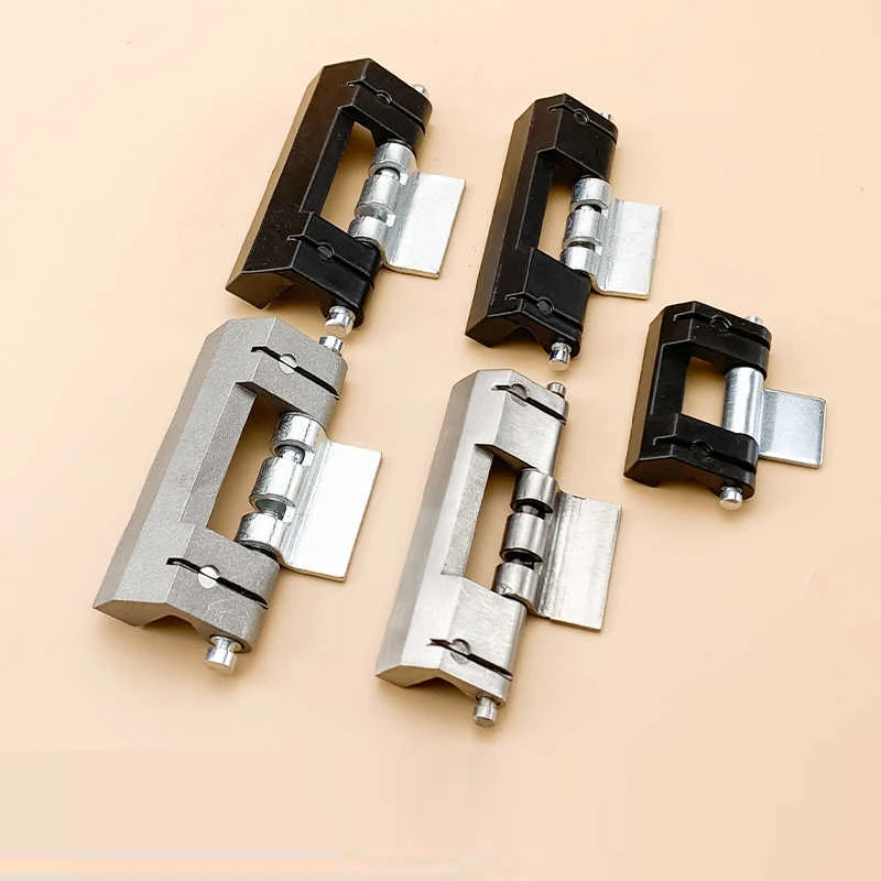 1PCS Zinc Alloy Detachable Weld on Hinge for Industrial Electrical Machinery Equipment Cabinet Doors Concealed Hinge