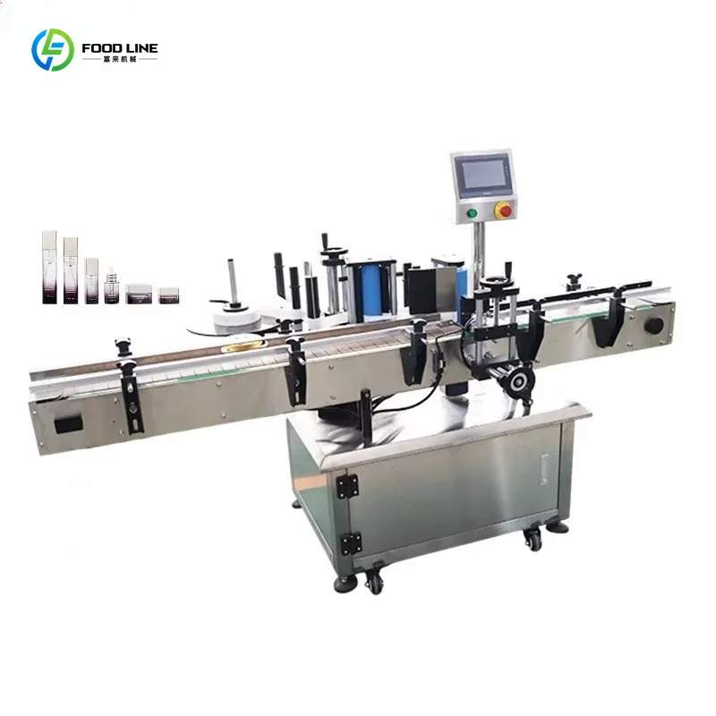 Customized High Accuracy Stainless Steel Electric Label Applicator For Cosmetics Food Glass Bottles Cartons Metal Paper Drinks