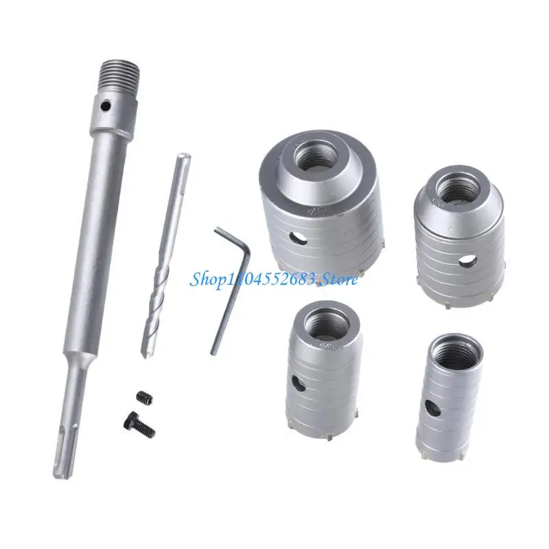 

Y6GD Concrete Hole 30mm 40mm 50mm 65mm Wall Cutter Drill Bit Round Handle