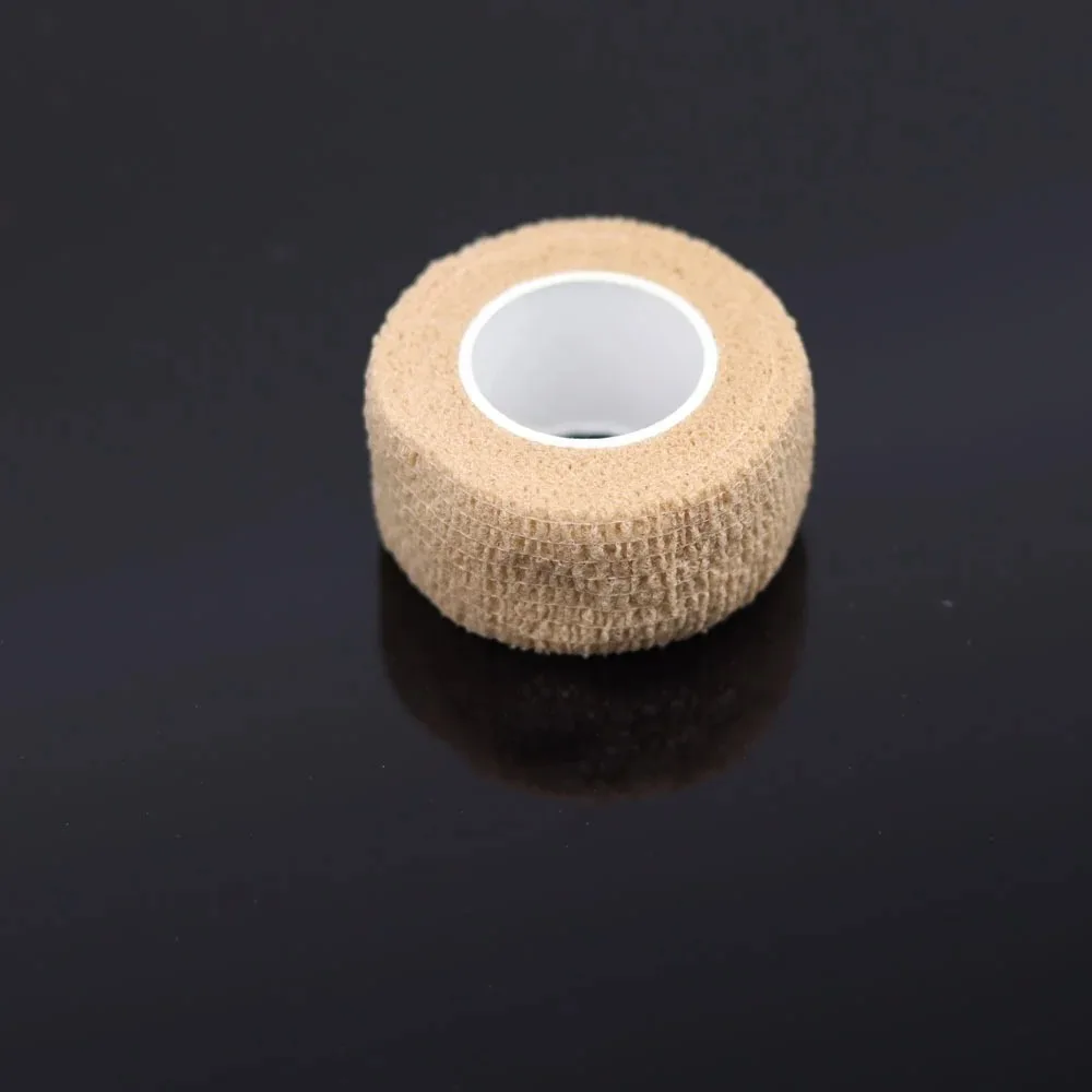 

3 шт. самоклеящиеся одноразовые эластичные бинты 2,5 см * 4,5 м для ручки, затягивающая марлевую ленту, инструмент первой помощи, аксессуары для татуировок