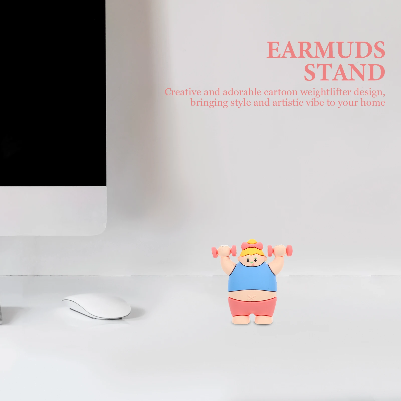 

Magnetic Earphone Holder Creative Earmuds Stand for Wireless Headset Lightweight Desktop Accessory Men Women Universal