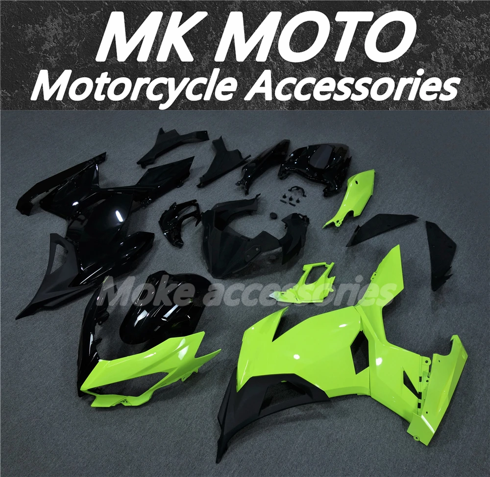 

Moke moto Motorcycle Fairings Kit Fit For Ninja 400 2018 2019 2020 2021 2022 2023 Bodywork Set ABS Injection Gold Black New