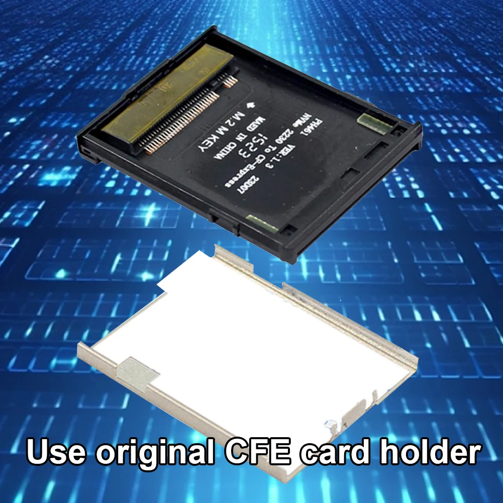 CF-Express tipo B a M.2 NVMe 2230 M-Key SSD adaptador PCIe 4,0 memoria de expansión tarjeta CFexpress para estudio de fotografía de cámara