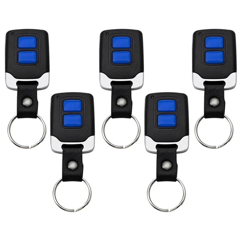 

B68C 5PCS Garage Door Remote Control 433Mhz 2 Keys Wireless Rolling Gate Controller With Clone Copy Function