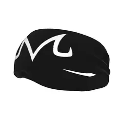 DBZ Majin M Sweatband Soft Running Sweat Headbands Headwrap Hair Bandage Tennis Gym Fitness Hair Sweat Band