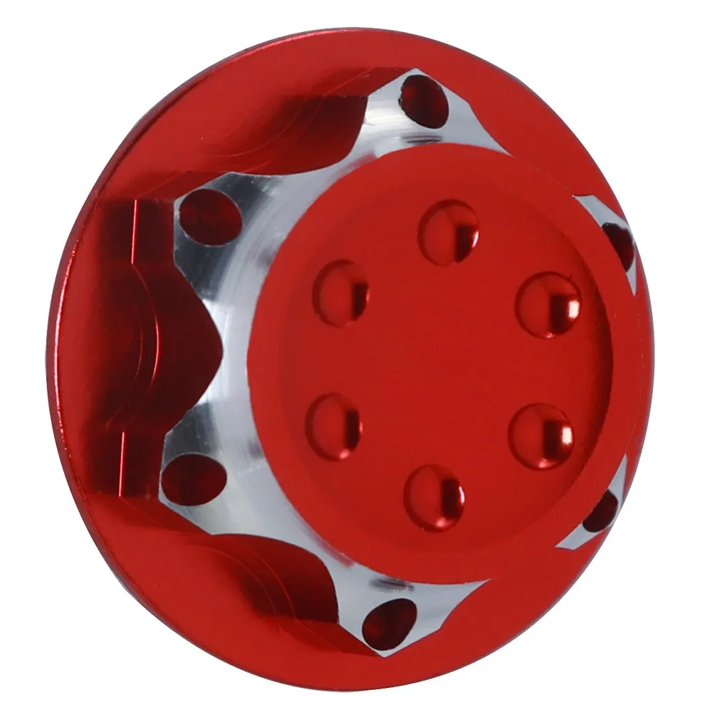 Aluminium-Radnabenabdeckung, Staubschutzabdeckung, 17 mm Sechskantmutter für Rc 1:8 X-maxx Summit E-revo Arrma Modellauto, rutschfeste Radabdeckung – Detail 17