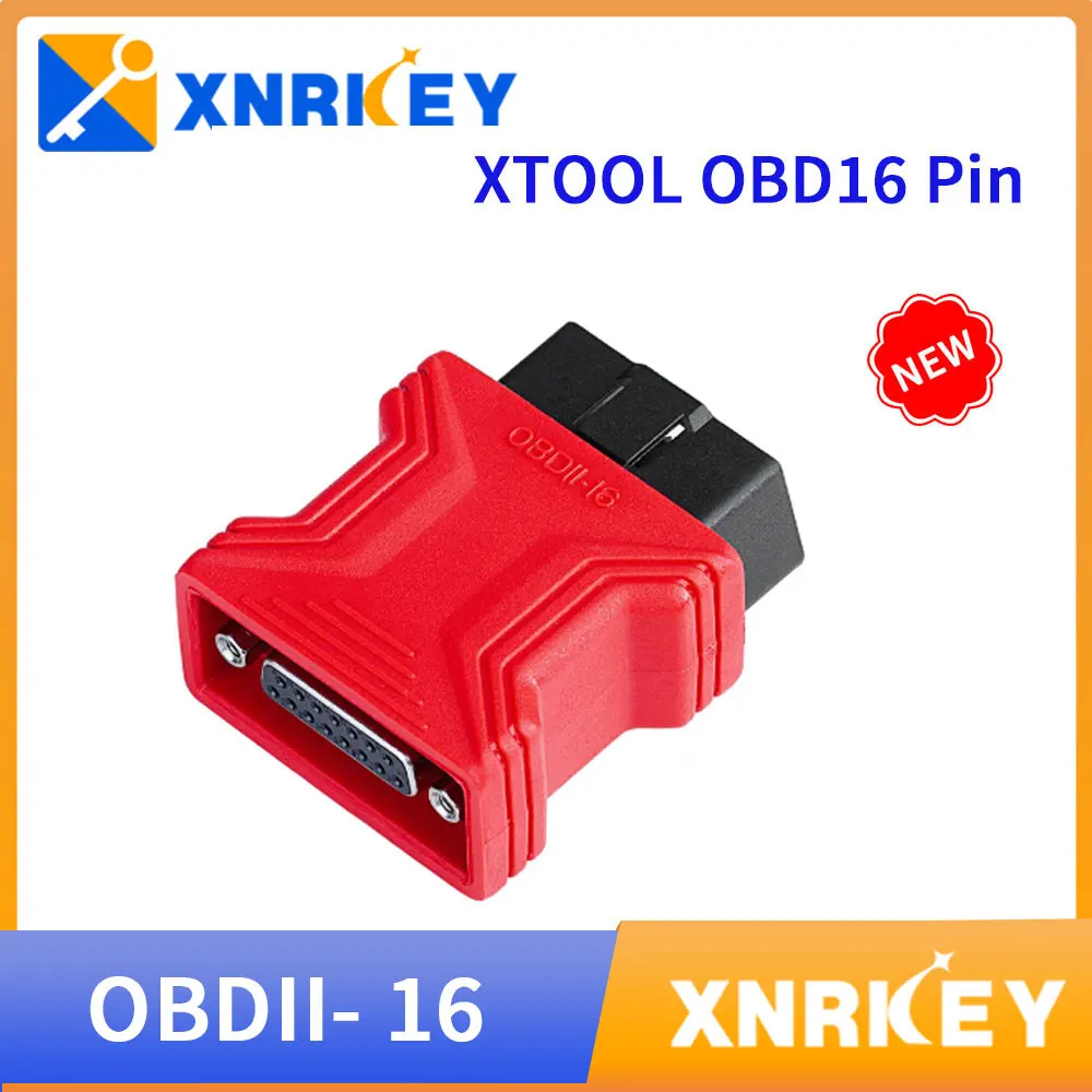 XRNKEY XTOOL OBD16 Pin Adapter for X100 Pro,X200,X300,X300 Plus,X100 pad,X100 pad2, OBD2 16 Pin Connector Car Diagnostic Adapter