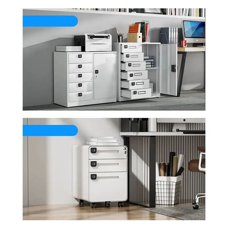 AC57-Fingerprint Drawer Lock 20 Users Household Bedside Table Lock Lock Cabinet Protection Lock Smart Lock Multi-Function