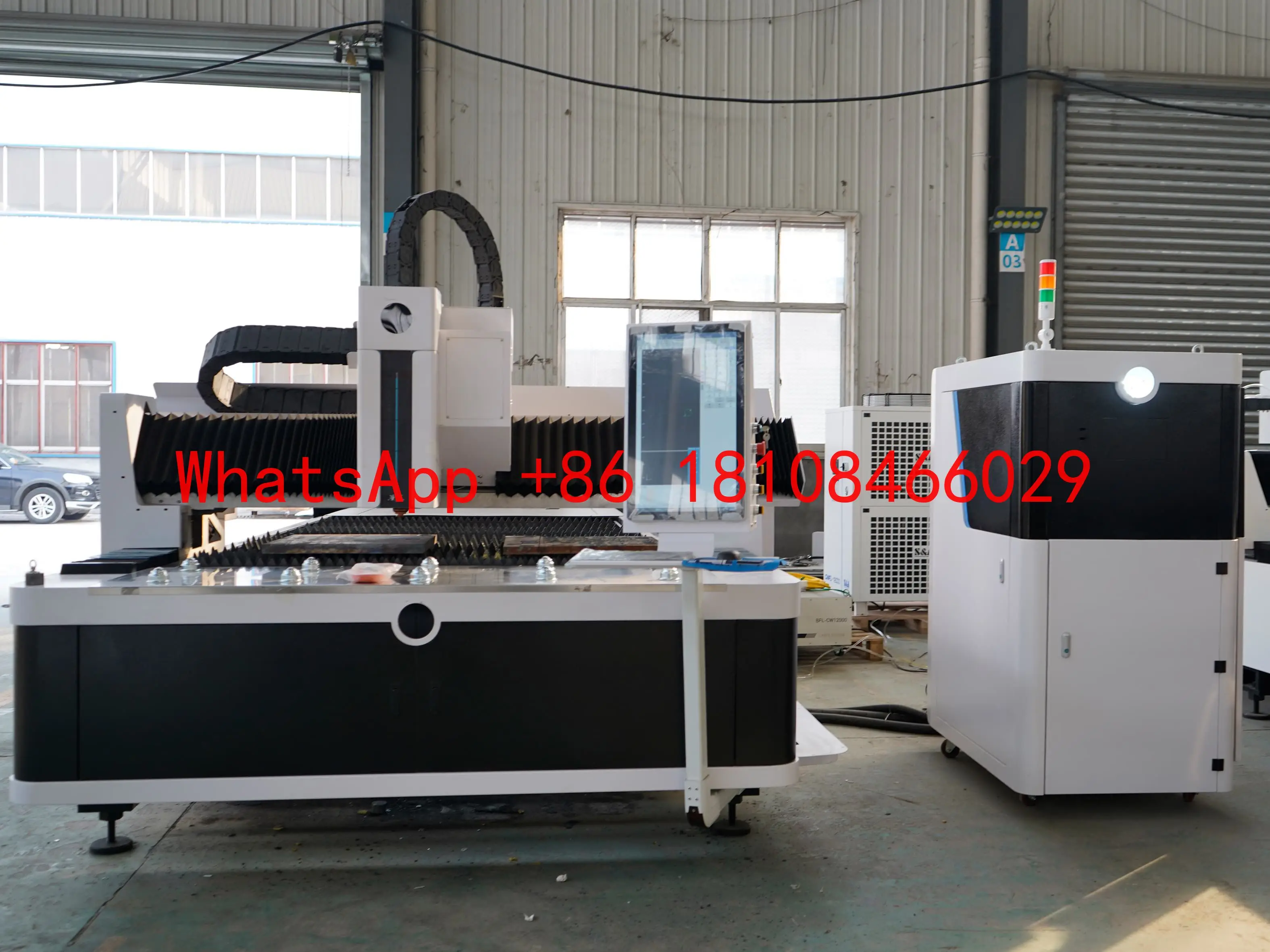 Fiber Laser Metal Stencil Cutting Machine 3000W Cypcut Control HIWIN Guide Rails Supports AI/BMP/PLT High-Accuracy Water-Cooled