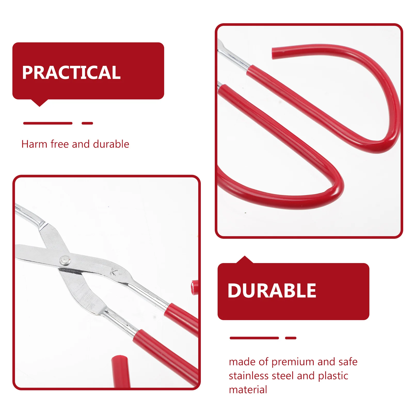 

Self Butt Wipe Clip Premium Stainless Steel Plastic Toilet Paper Tongs for Easy Cleaning Mobility Aid Shower Body Wipes Tool