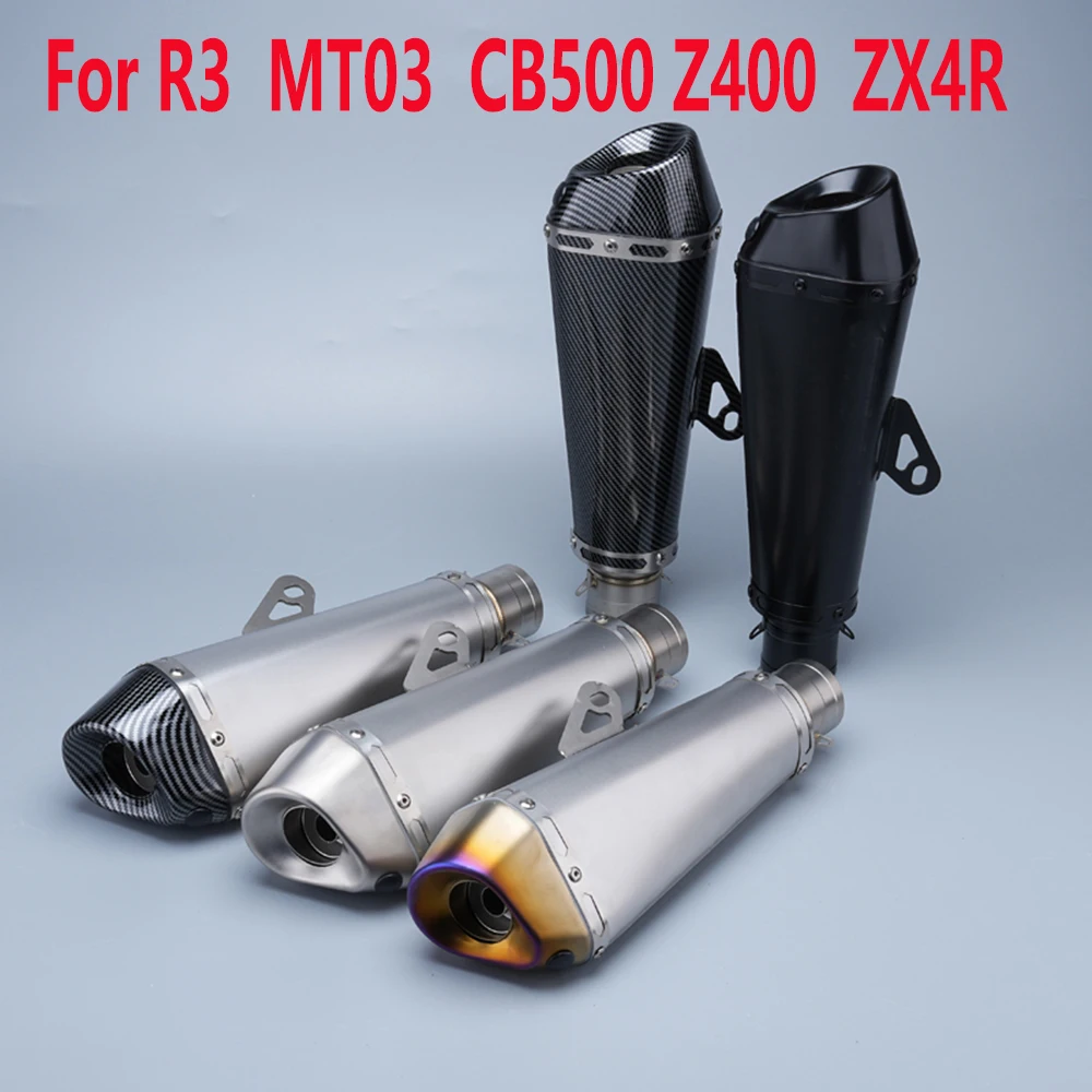 

For fz6 pcx125R1 R3 R6 Nmax Motorcycle Yoshimura Exhaust Muffler Escape B180 Pipe 100cc-1000cc ATV GP Scooter51mm Universal