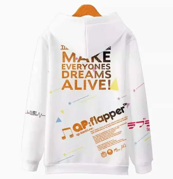 Аниме Lovelive толстовка с капюшоном косплей осень зима мужчины женщины пальто свободная куртка топы аниме