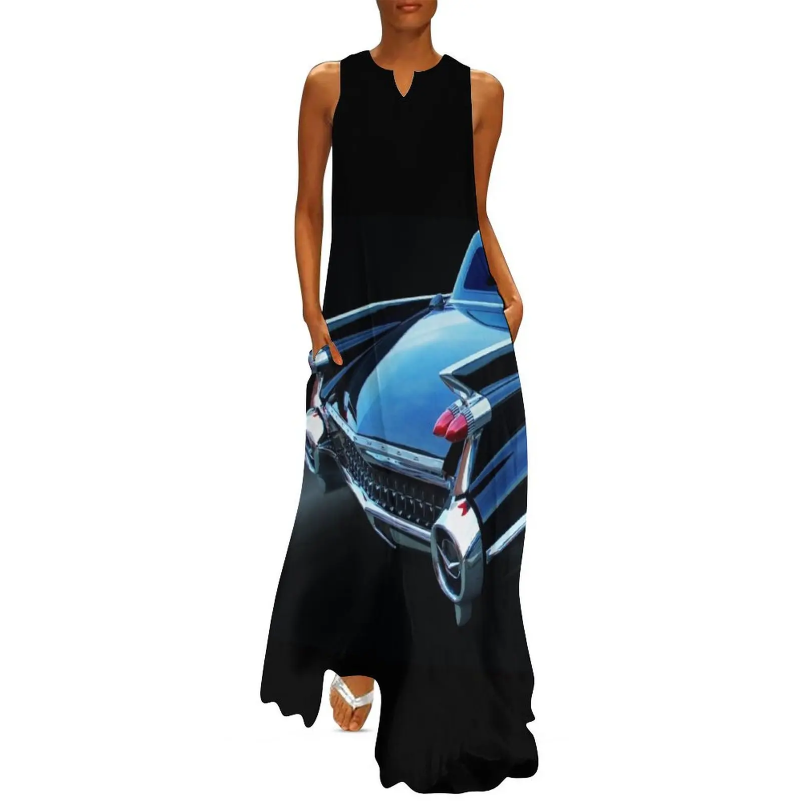 1959 Cadillac Fleetwood Imperial Long Dress Woman clothes women's evening dress 2025