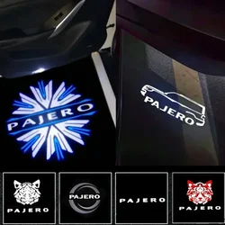 LED Car Door light For Mitsubishi Pajero V93 V97 V80V87 2007-2020 2016 2018 3 4 2 welcome Projector lamp decoration Accessories