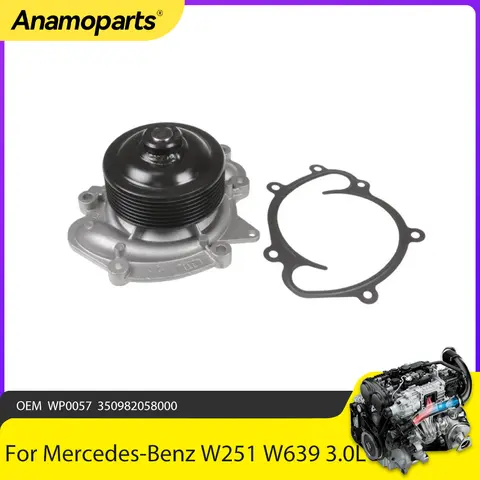 엔진 부품 워터 펌프 세트 3.0 L 디젤 메르세데스-벤츠 C-CLASS M-CLASS W166 W251 W639 OM642 3.0L 05-15 OEM 5175580 AA