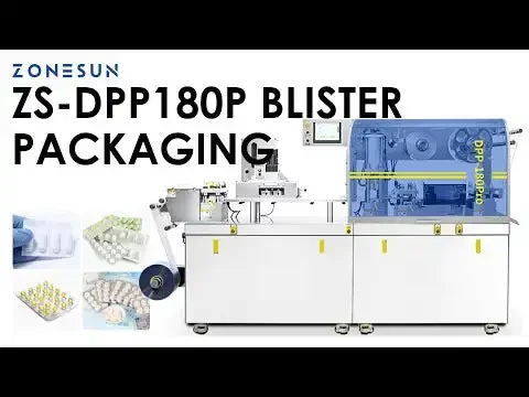 ZONESUN ZS-DPP180P Automatische PVC-Blasverpackungsmaschine