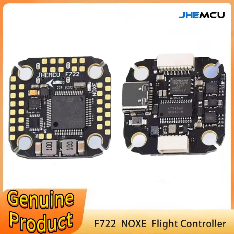

JHEMCU F722 NOXE FC ICM-42688-P 3-6S STM32 TYPE-C for ELRS TBS CRSF SBUS IBUS DSM2 DSMX FPV Drone 20X20MM
