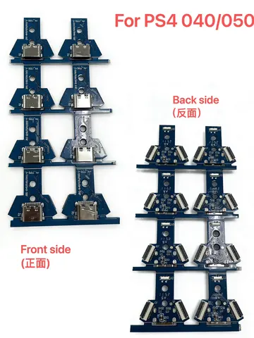 10pcs DIY Type-C Charging Port Socket Circuit Board With Cable For PS4 JDS 040 050 055 Original Controller Use Replacement