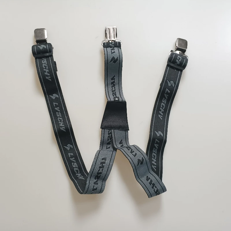 Men High-quality Motorcycle Riding Pants Suspenders Motocross Racing Heavy Duty Adjustable Elastic Brace Y-Back Pants Straps
