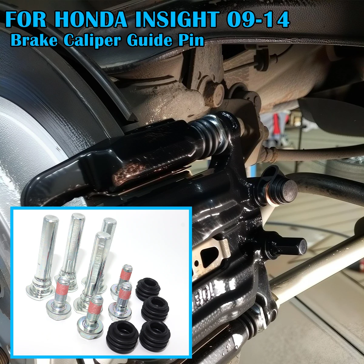 

FOR HONDA INSIGHT 2009 2010 2011-2014 Brake Caliper Cylinder Slider Guide Pin For Disc Housing Bolt Rubber Bushing Boot Seal Kit